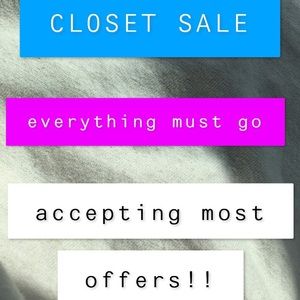 EVERYTHING MUST GO!! ACCEPTING OFFERS